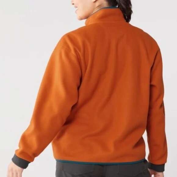 REI Trailsmith Orange Fleece Full Zip Women's Jacket, Excellent Condition, Sz L - Picture 3 of 11